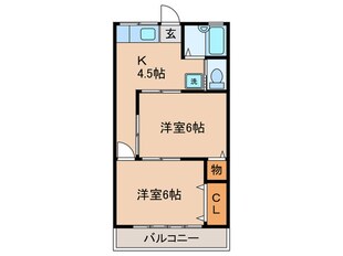 ベルメゾンの物件間取画像